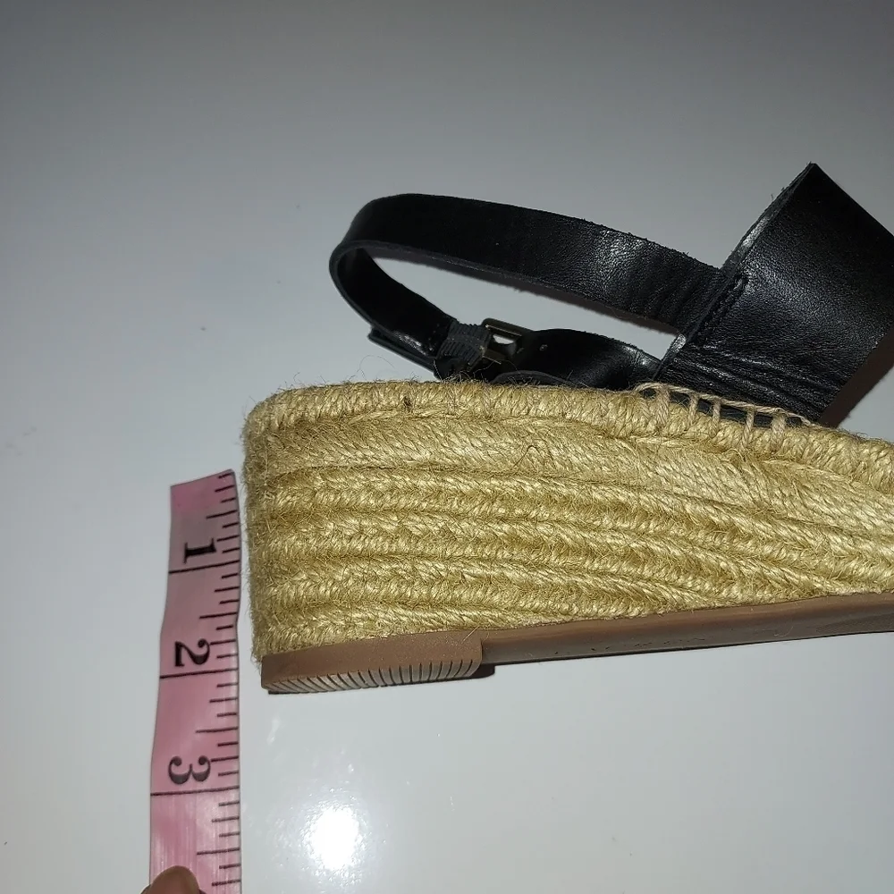 LAUREN by Ralph Lauren Bena Leather Espadrille Sandals